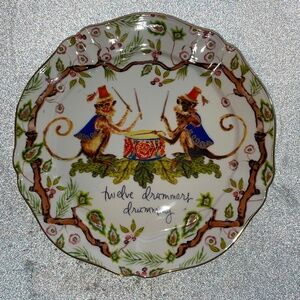 Anthropologie - Inslee Farris 12 Days of Christmas Plate